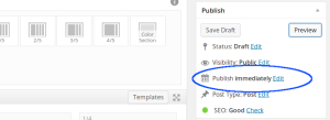 wordpress-publish-immediately